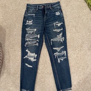 American Eagle Distressed Blue Jeans